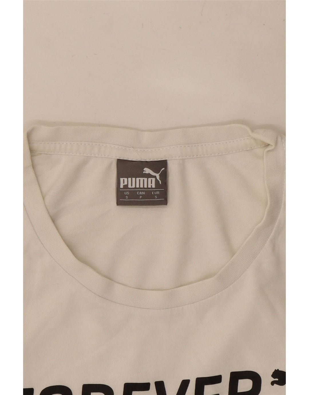 Tricou grafic PUMA pentru bărbați Top mic alb
