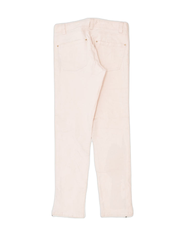 MASSIMO DUTTI Womens Skinny Casual Trousers US 4 Small W28 L28 Pink Cotton | Vintage | Thrift | Second-Hand | Used Clothing | Messina Hembry 