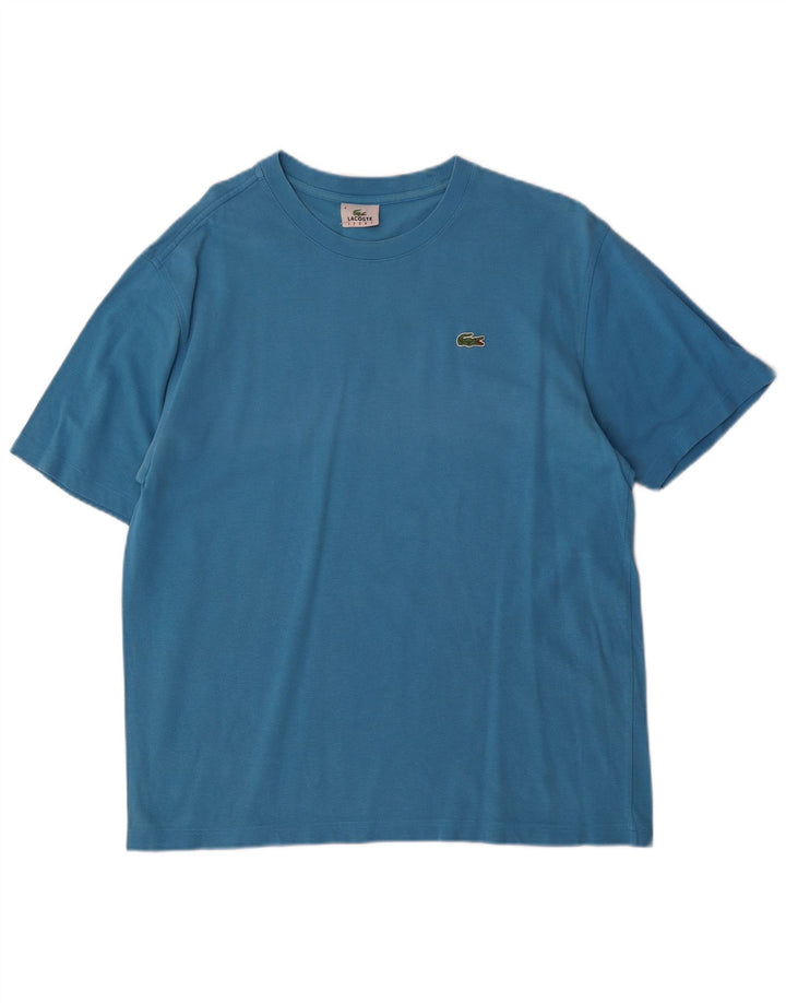 Tricou Lacoste Bărbați Top Marimea 4 Bumbac Albastru Mediu