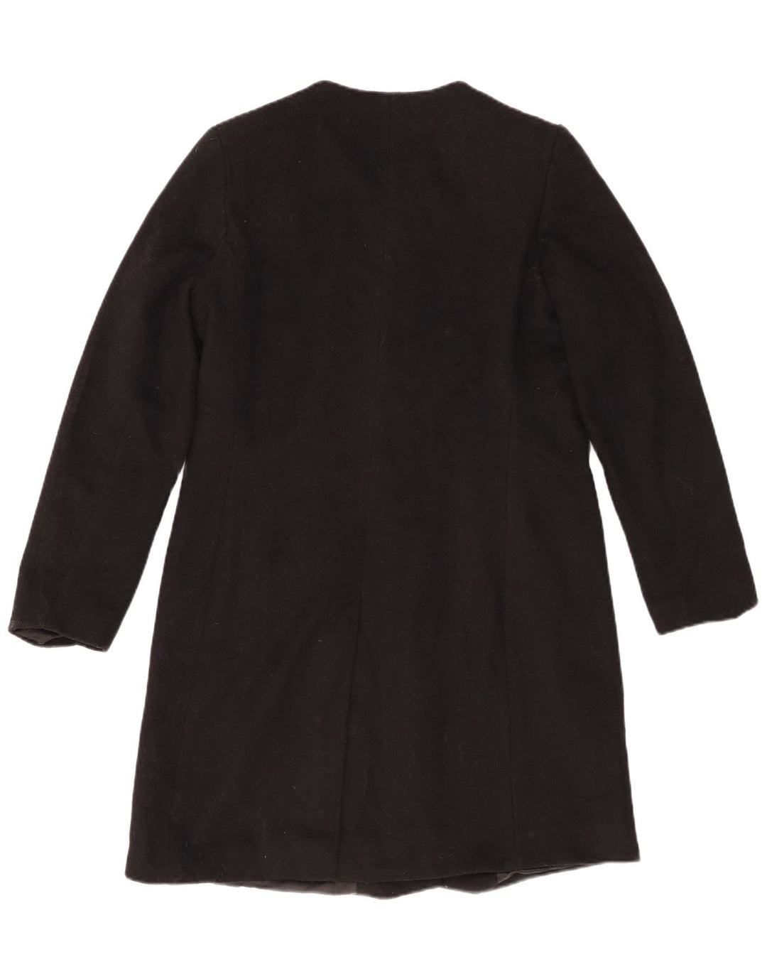 Palton pentru femei Ralph Lauren US 10 mare lână neagră