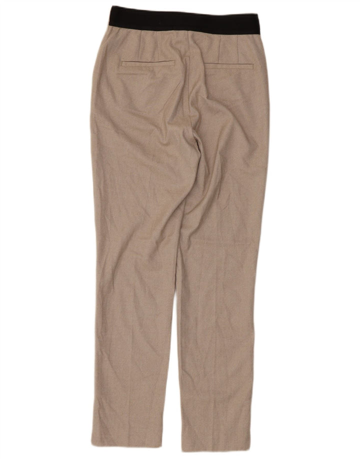 Pantaloni chino slim pentru femei Zara Mici L26 L27 Bej Poliester