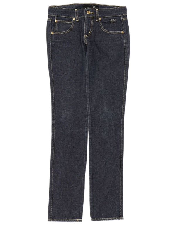 Blugi slim de lux Roy Rogers pentru femei IT 38 XS W24 L32 bumbac bleumarin