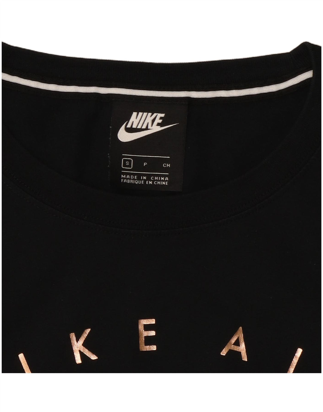 Tricou Nike Air Graphic Top Mic Negru