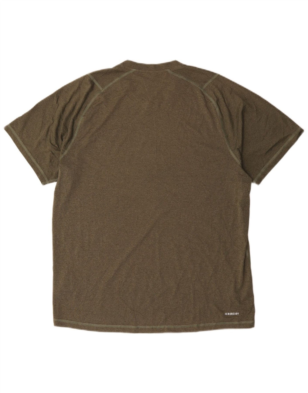 Tricou pentru bărbați Adidas Aeroready Top mare din poliester kaki