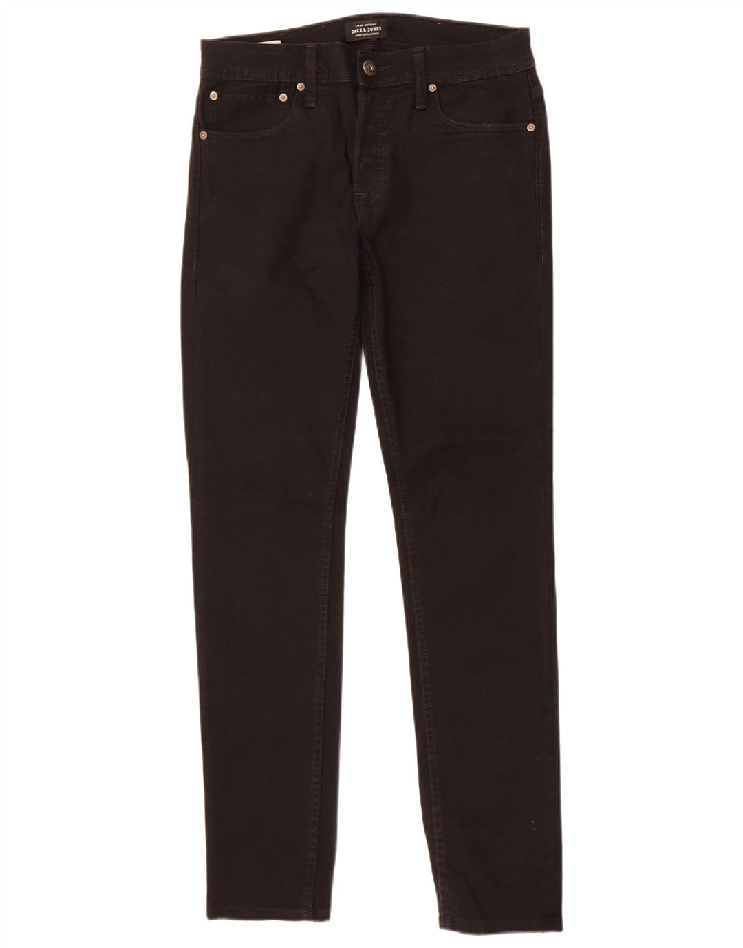 Blugi Jack & Jones Tim Slim pentru bărbați W28 L32 bumbac negru