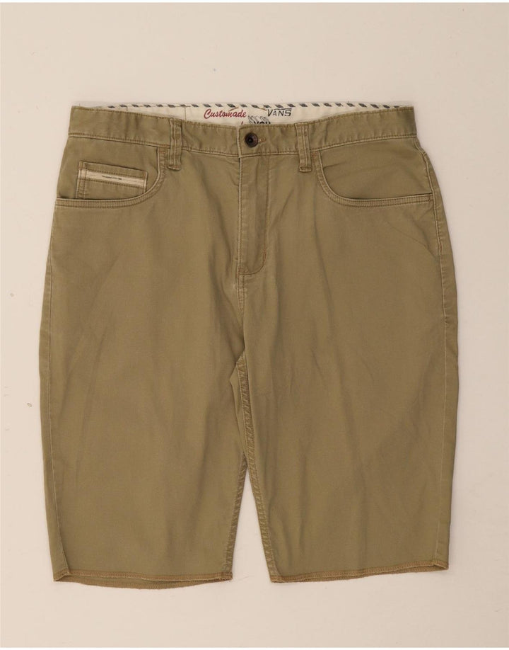 Pantaloni scurți casual pentru bărbați Vans W32 Bumbac kaki mediu