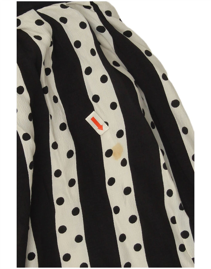 Fusta evazată pentru femei Wichele IT 42 Medium W30 Viscoză cu dungi albe