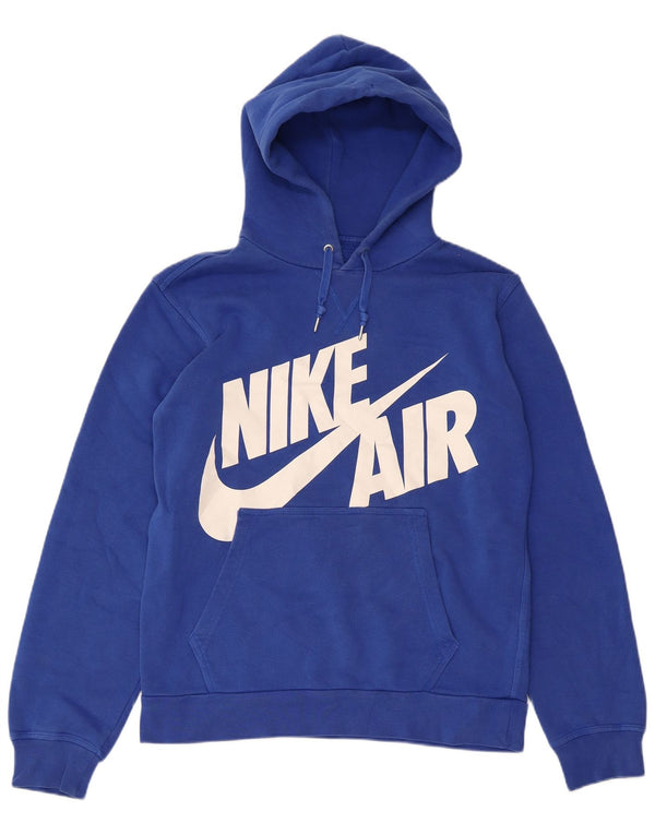 Pulover NIKE Air Graphic pentru bărbați, bumbac albastru mediu