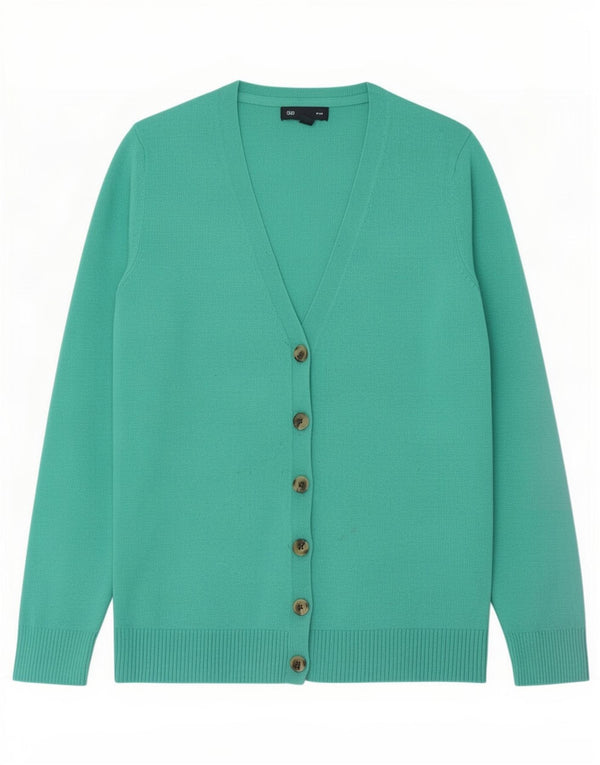 Pulover cardigan pentru femei Gap UK 10 Bumbac verde mic