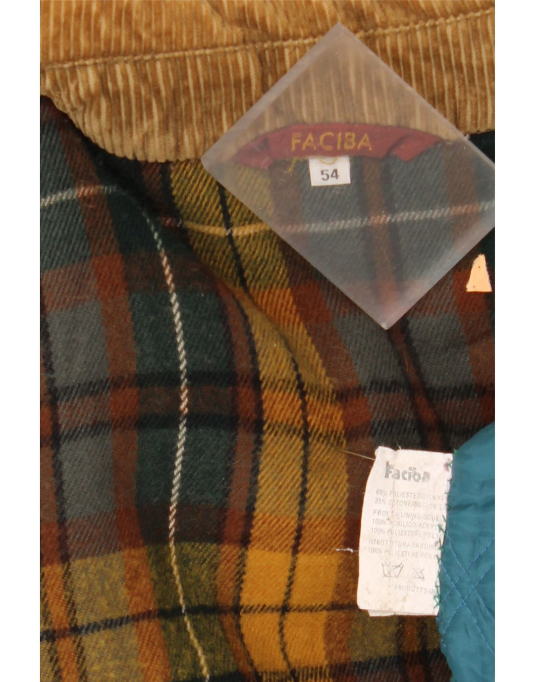 Palton cu glugă pentru bărbați Faciba IT 54 2XL Kaki Poliester