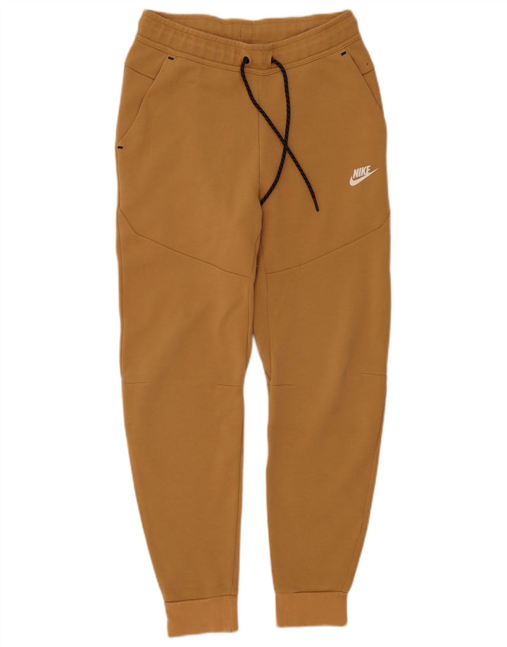 Pantaloni de trening Nike pentru bărbați Joggeri mici, bej, bumbac