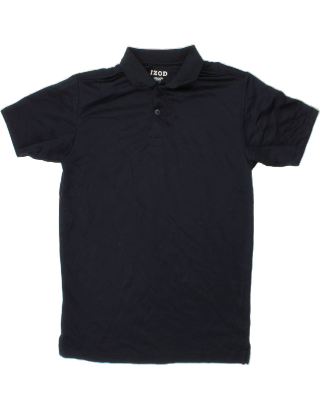 IZOD Boys Regular Polo Shirt 14-15 Years Large  Navy Blue Polyester Vintage Izod and Second-Hand Izod from Messina Hembry 