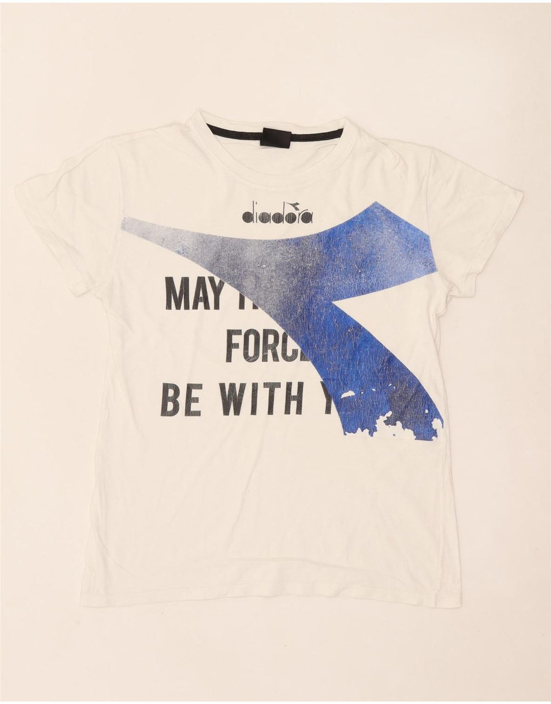Tricou grafic Diadora pentru bărbați Top mic alb