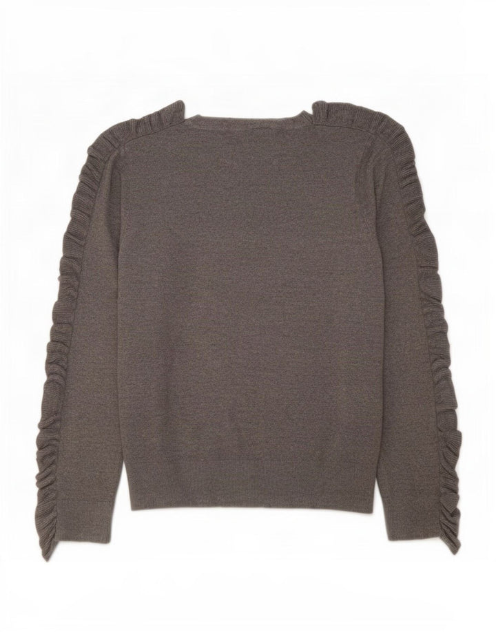 Pulover pentru femei Guess Graphic Crew Neck UK 14 Gri mediu
