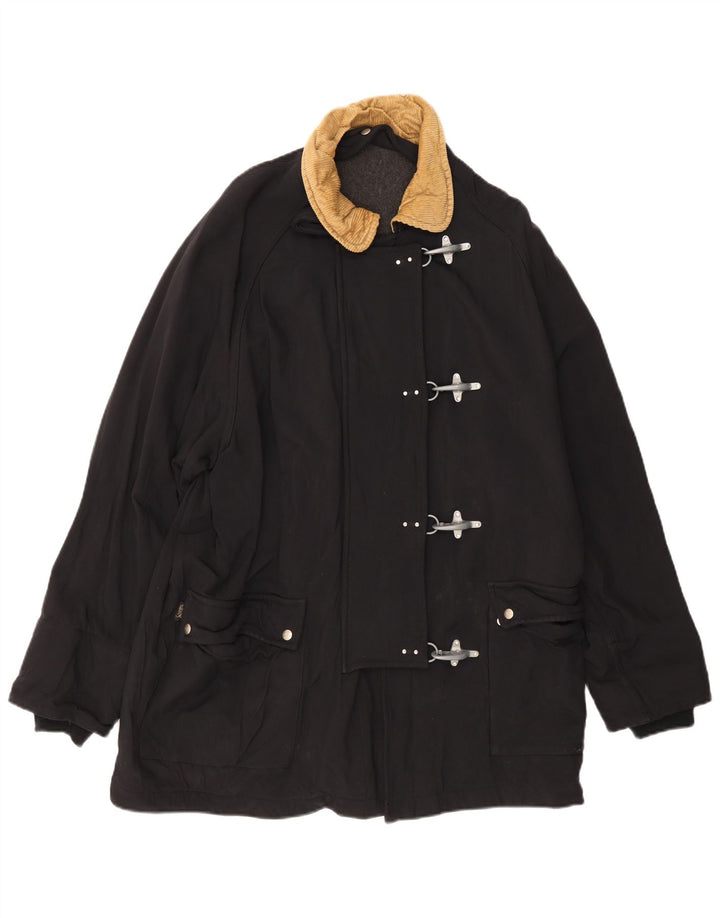 Duffle Coat Fay pentru femei UK 44 2XL Negru Clasic
