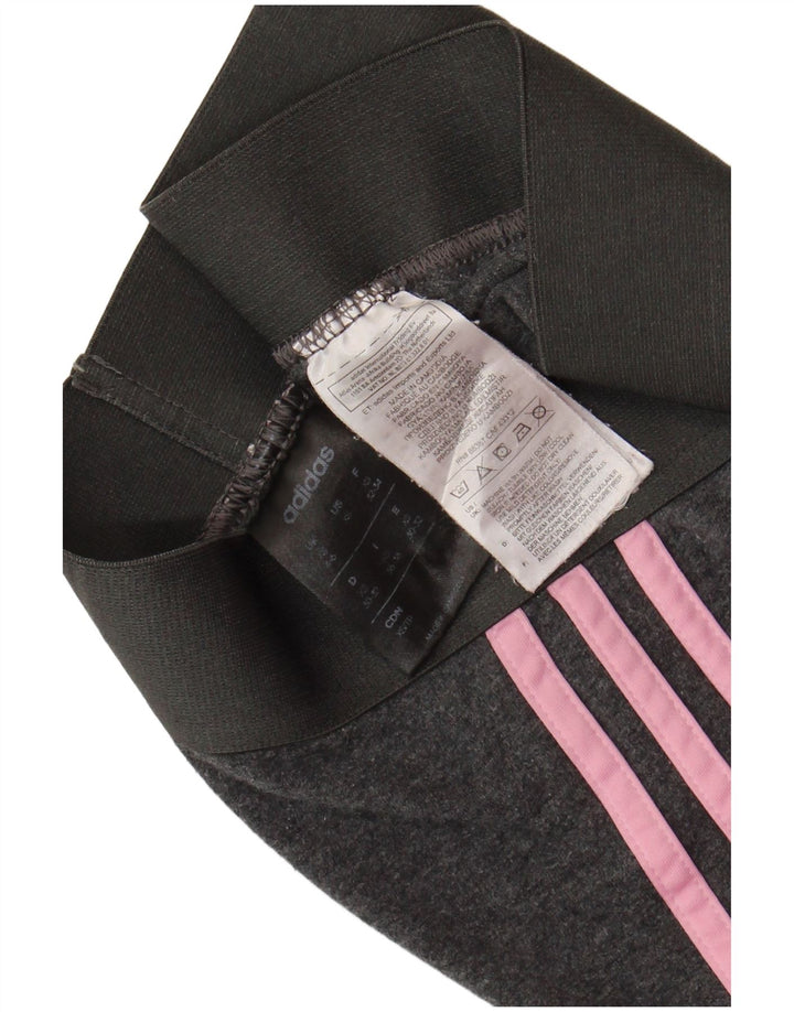 Leggings pentru femei ADIDAS UK 4/6 XS bumbac gri