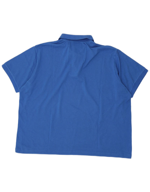 Tricou polo LACOSTE pentru bărbați, cu tăiere clasică, mărimea 9 4XL, bumbac albastru