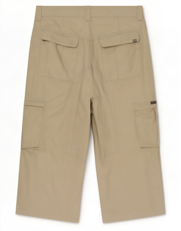 Pantaloni Cargo Capri pentru bărbați Quiksilver Medium W32 L21 Bej Bumbac