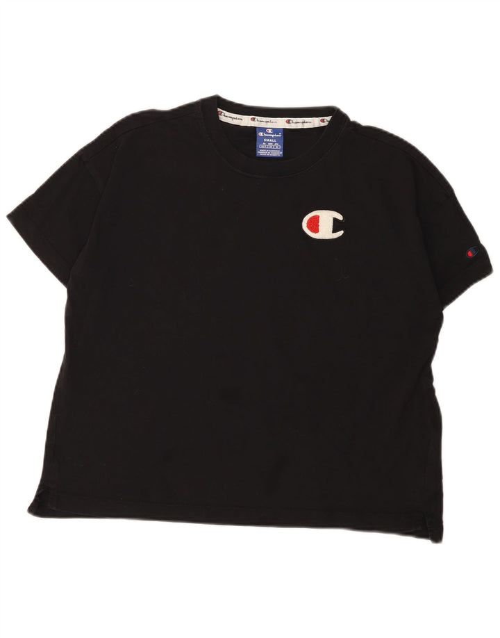 Tricou supradimensionat pentru femei Champion UK 10 Small Black Bumbac