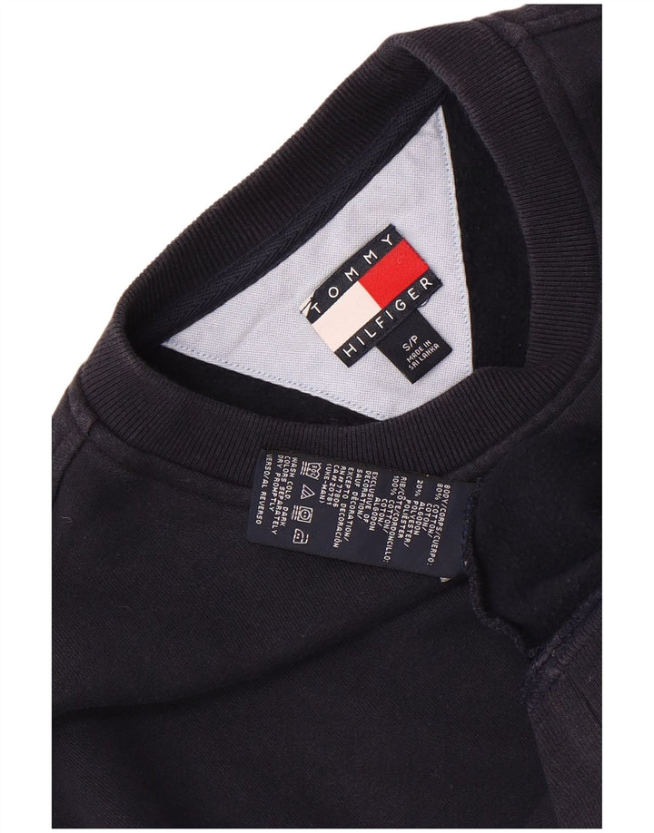 Hanorac pentru bărbați Tommy Hilfiger Pulover mic din bumbac bleumarin