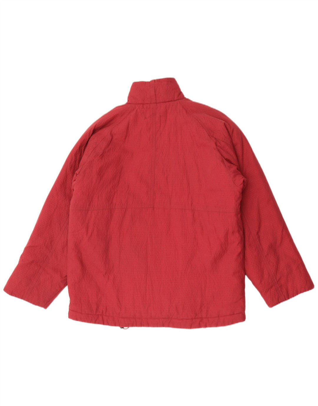 Jachetă Windbreaker pentru băieți Nike 12-13 ani, mare, din nailon cu carouri burgundă