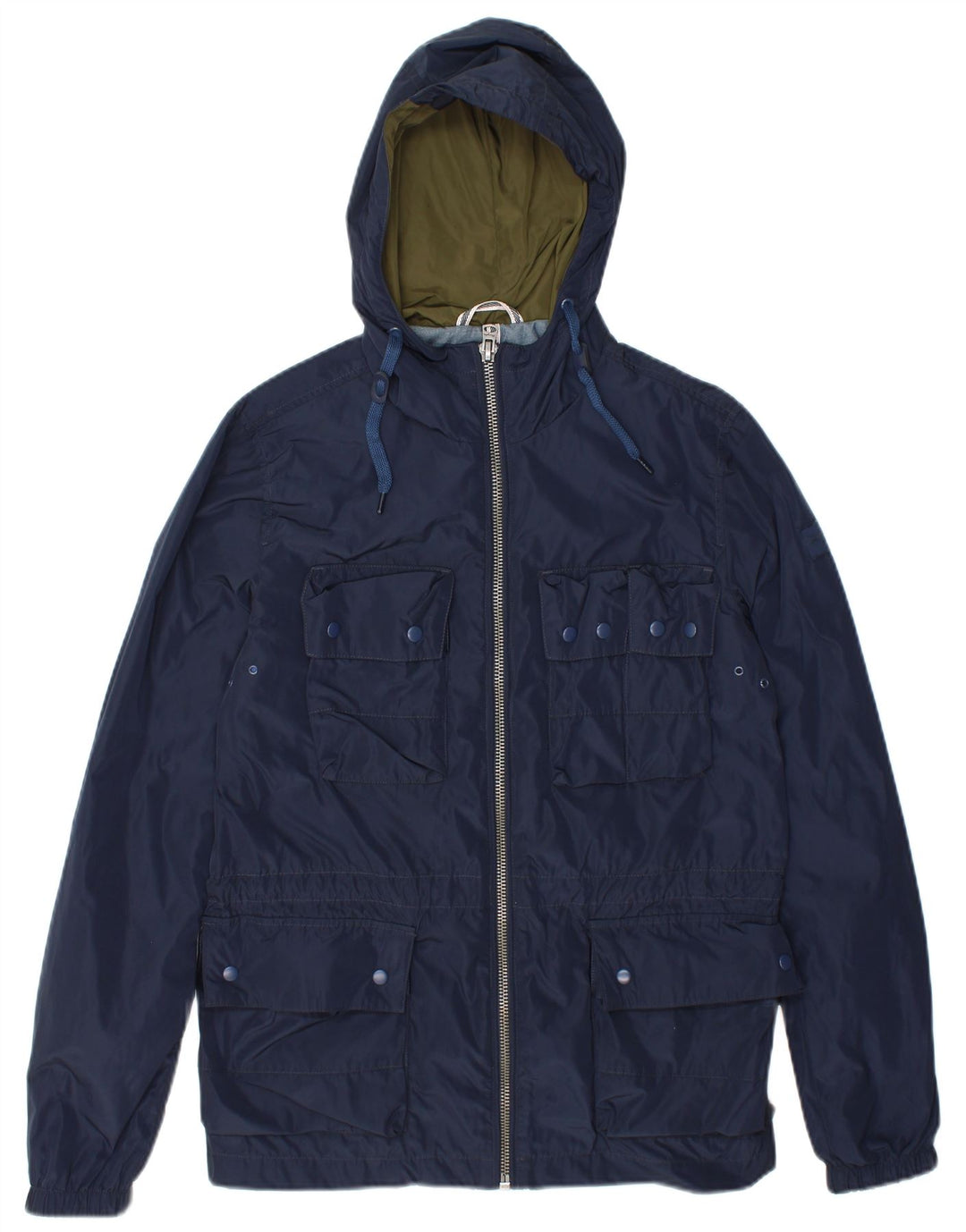 Jachetă cu glugă pentru bărbați Wrangler UK 36 Poliester bleumarin mic