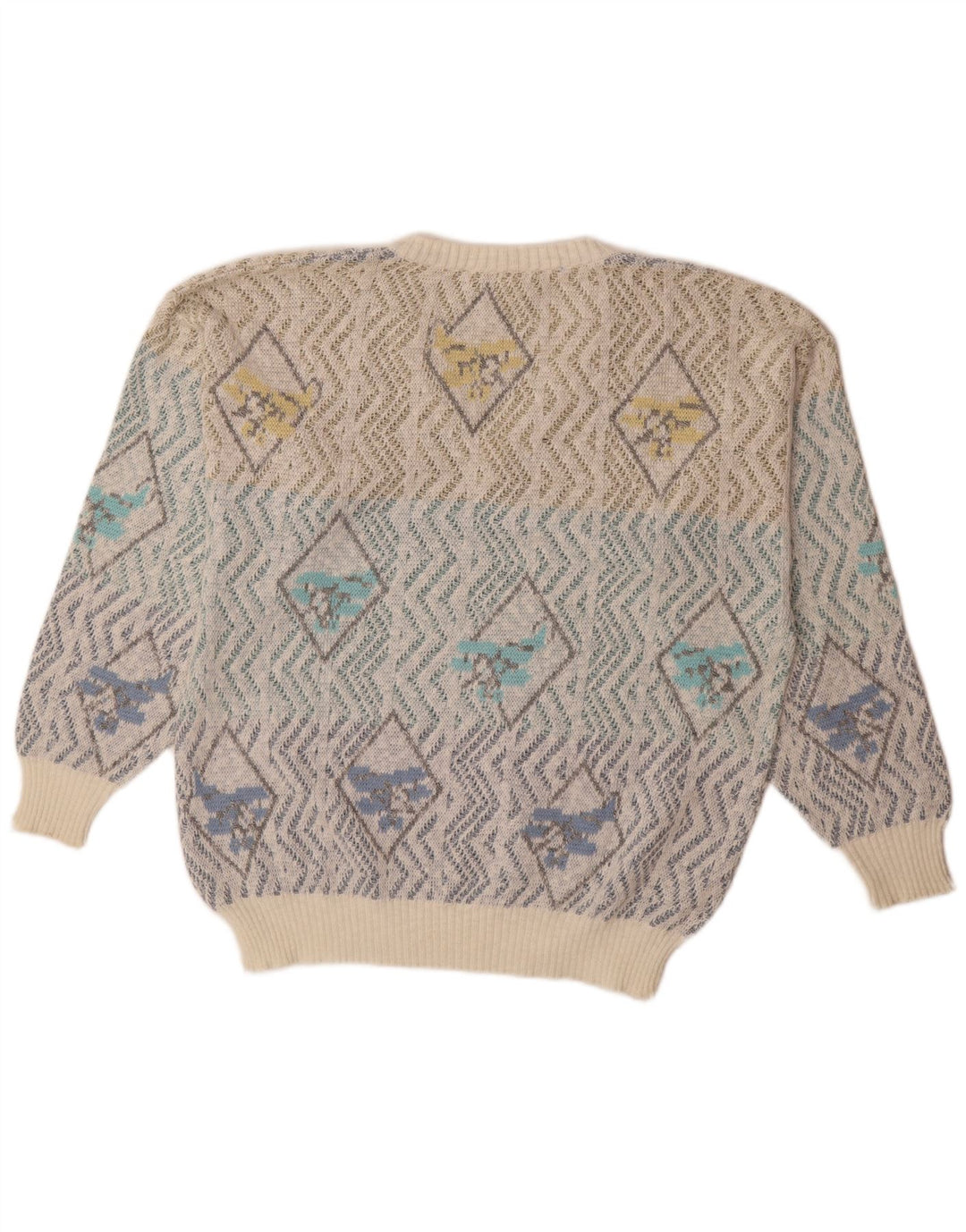 Dornbusch Pulover cu decolteu în V pentru bărbați IT 50 Medium Multicolor Geometric