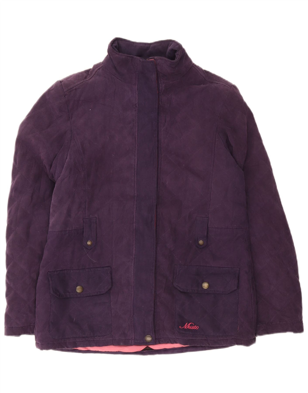 Jachetă matlasată pentru femei Musto Signature UK 14 Poliester violet mare
