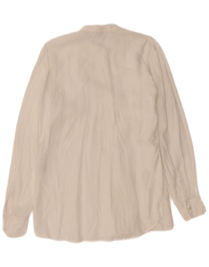 Cămașă Tuxedo Femei Aspesi IT 46 Large White Linen