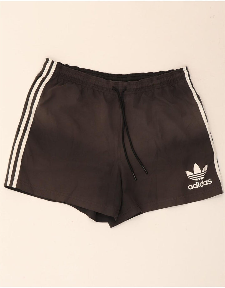 Pantaloni scurți sport pentru bărbați Adidas, mari, negru, poliester