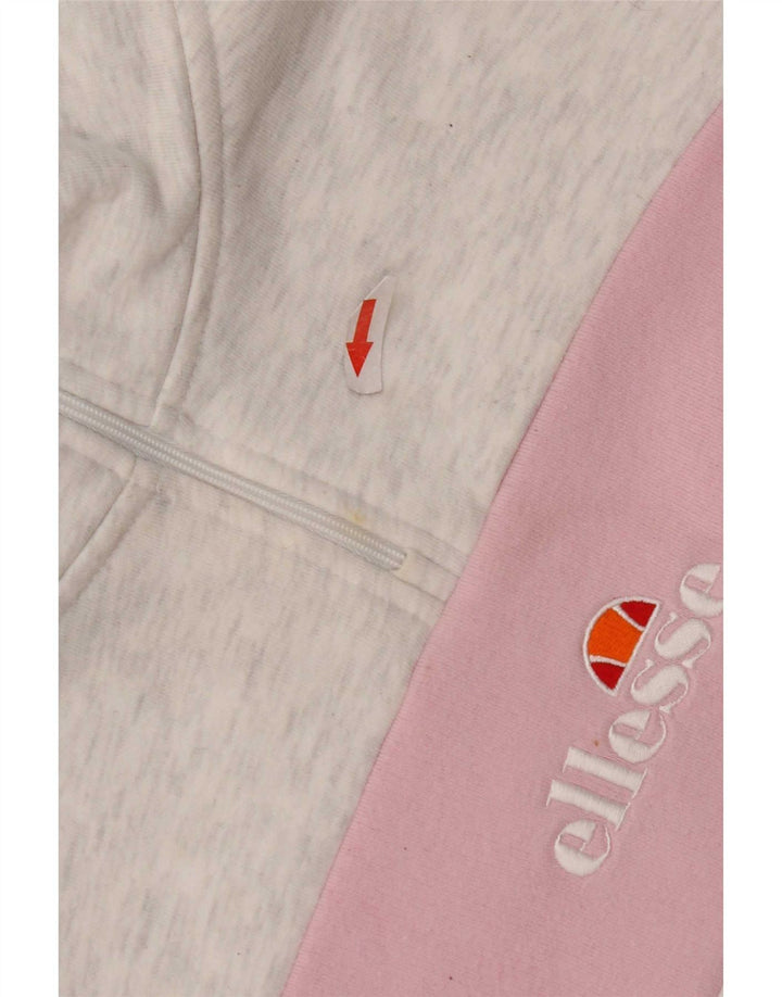 Pulover de hanorac oversize pentru femei Ellesse UK 10 mic gri
