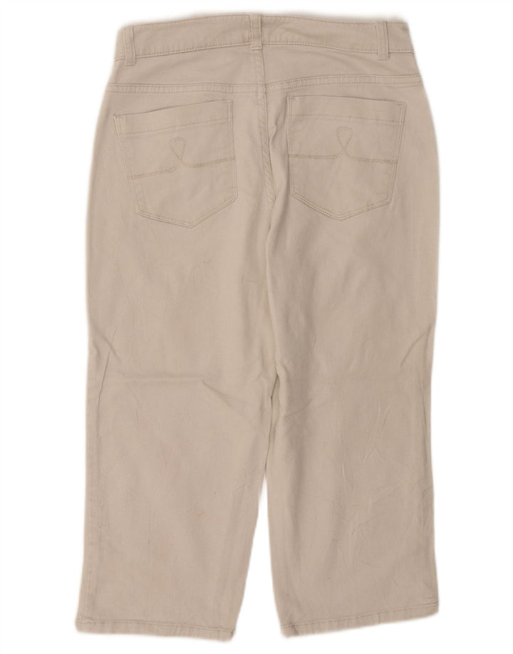 Pantaloni Capri Izod pentru femei US 6 Medium W30 L20 Bumbac alb