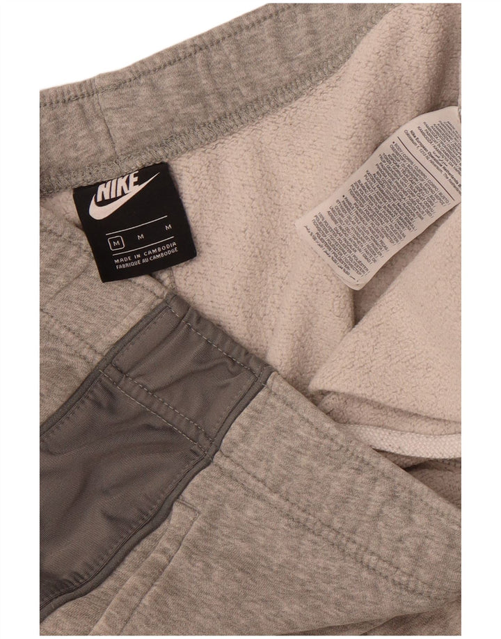 Pantaloni de trening pentru bărbați Nike Pantaloni de jogging, gri mediu, bumbac color bloc
