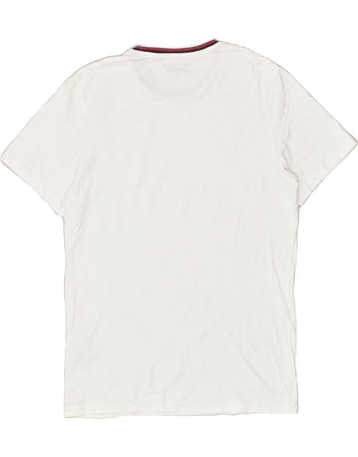 JACK & JONES Mens T-Shirt Top Medium White Cotton | Vintage Jack & Jones | Thrift | Second-Hand Jack & Jones | Used Clothing | Messina Hembry 