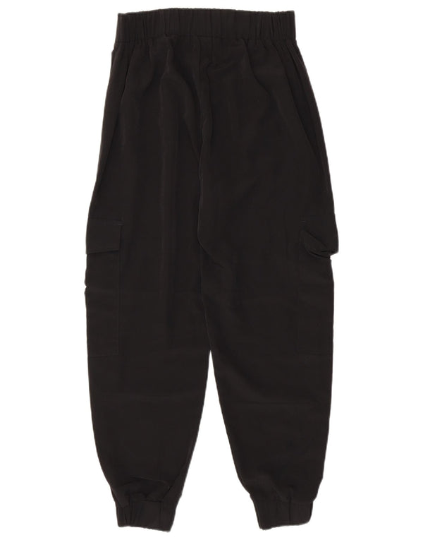 Pantaloni cargo pentru femei Zara XS W24 L25 Poliester negru