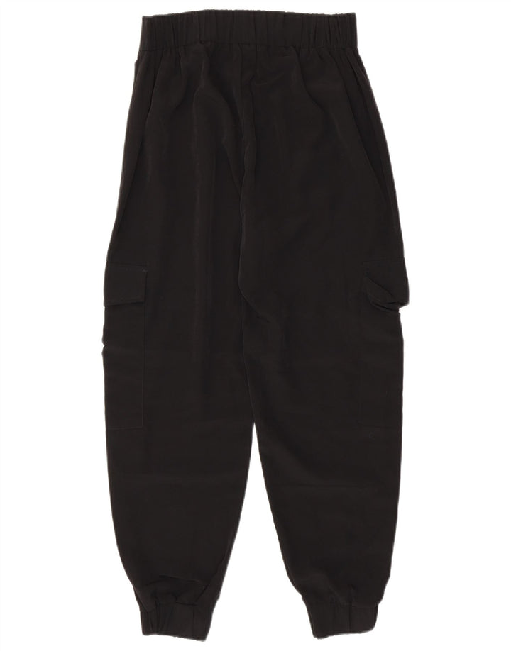 Pantaloni cargo pentru femei Zara XS W24 L25 Poliester negru