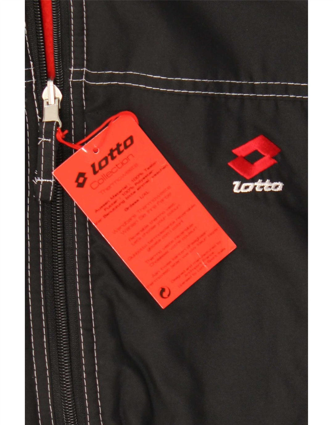 Gilet reversibil pentru bărbați Lotto UK 40 Poliester negru mare