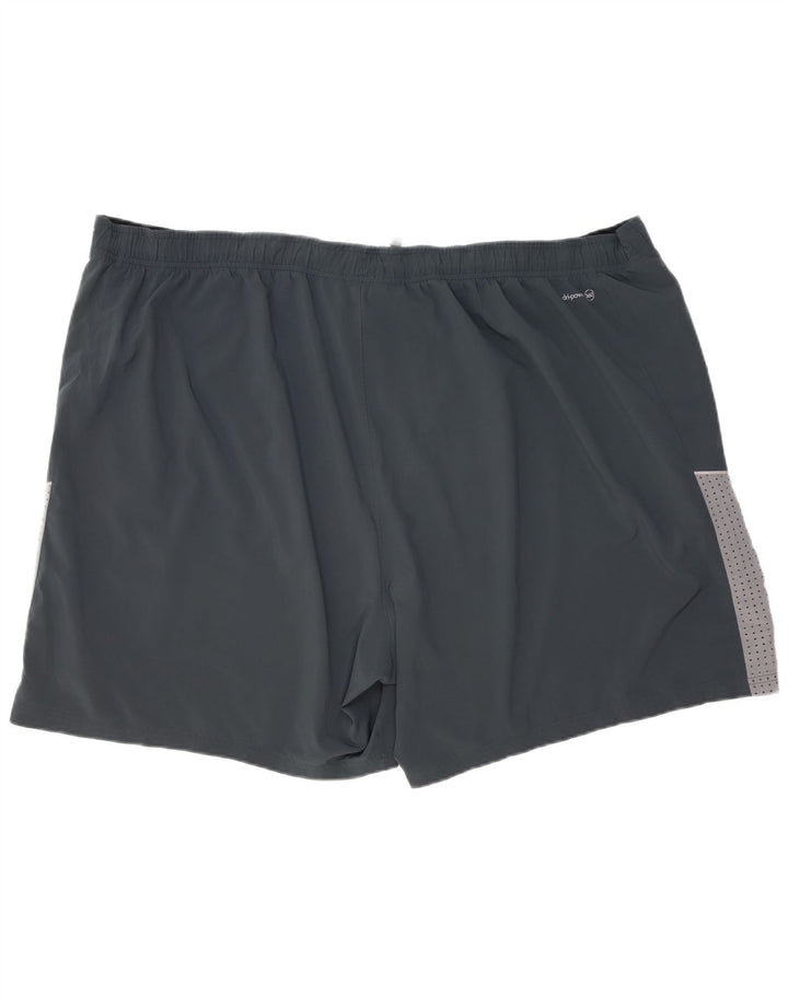Pantaloni scurți de sport Dri-Power pentru bărbați Russell Athletic 3XL poliester gri