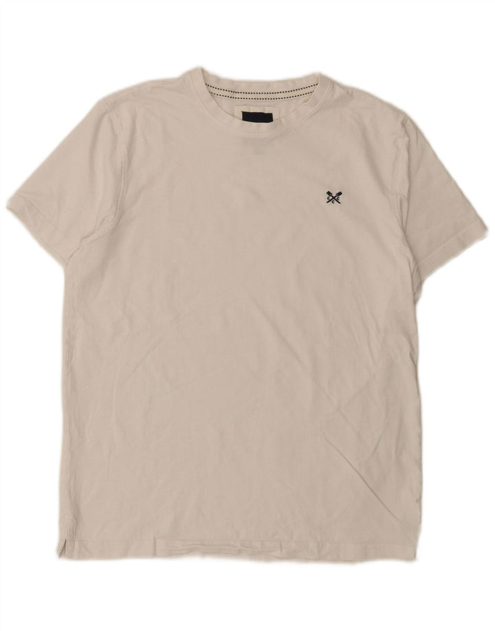 Crew Clothing Tricou Bărbați Top Mediu Alb