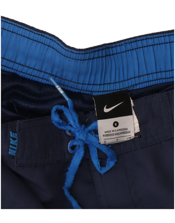 Pantaloni scurți de înot Nike pentru bărbați, mici, albastru, poliester color bloc