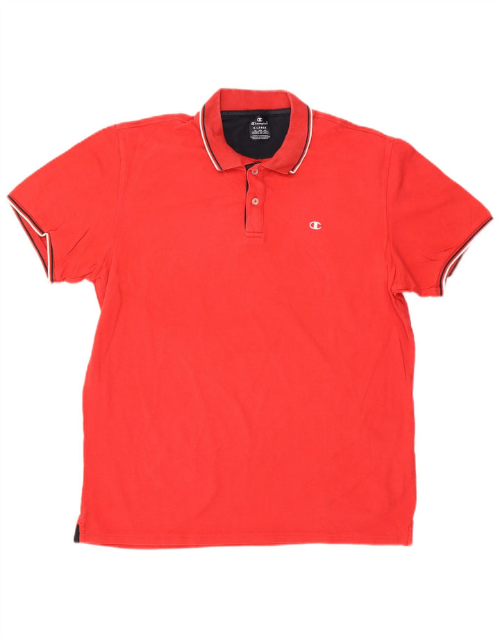 Tricou polo pentru bărbați XL, bumbac roșu