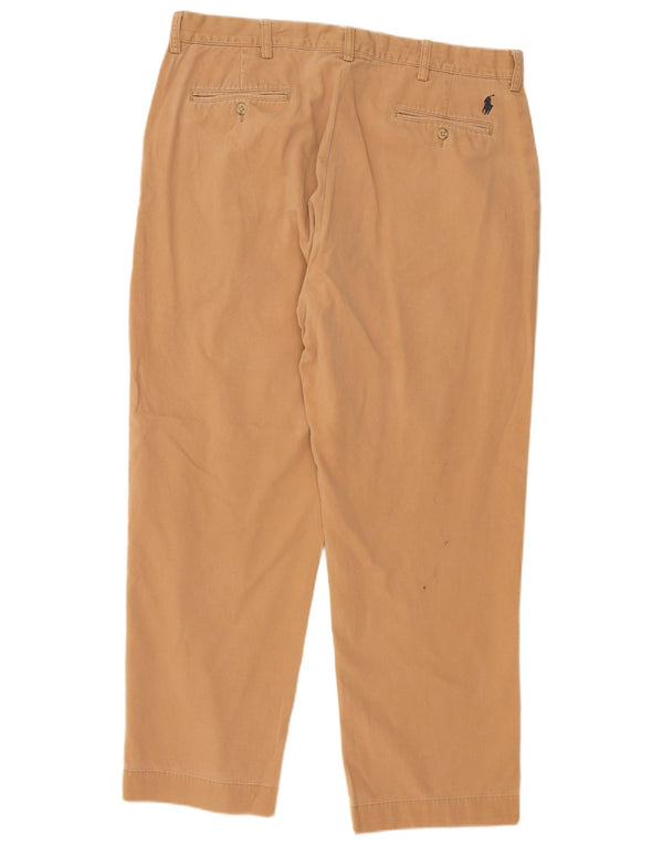 Pantaloni chino drepți Polo Ralph Lauren pentru bărbați L38 L30, bej, bumbac, clasici