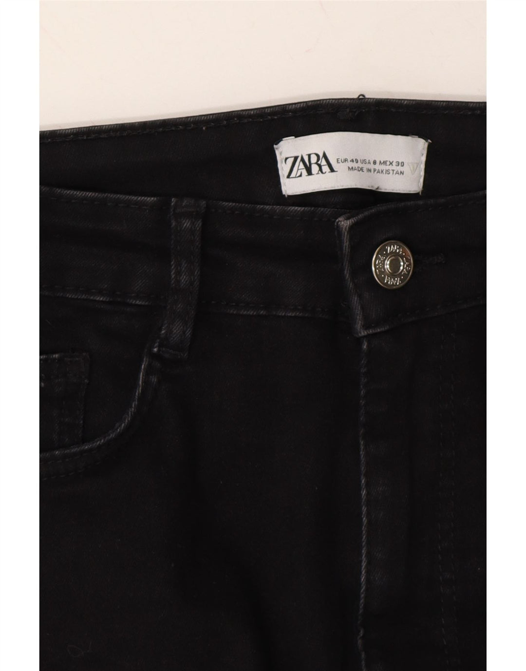 ZARA Womens Skinny Jeans EU 40 Medium W30 L26 Black Vintage Zara and Second-Hand Zara from Messina Hembry 
