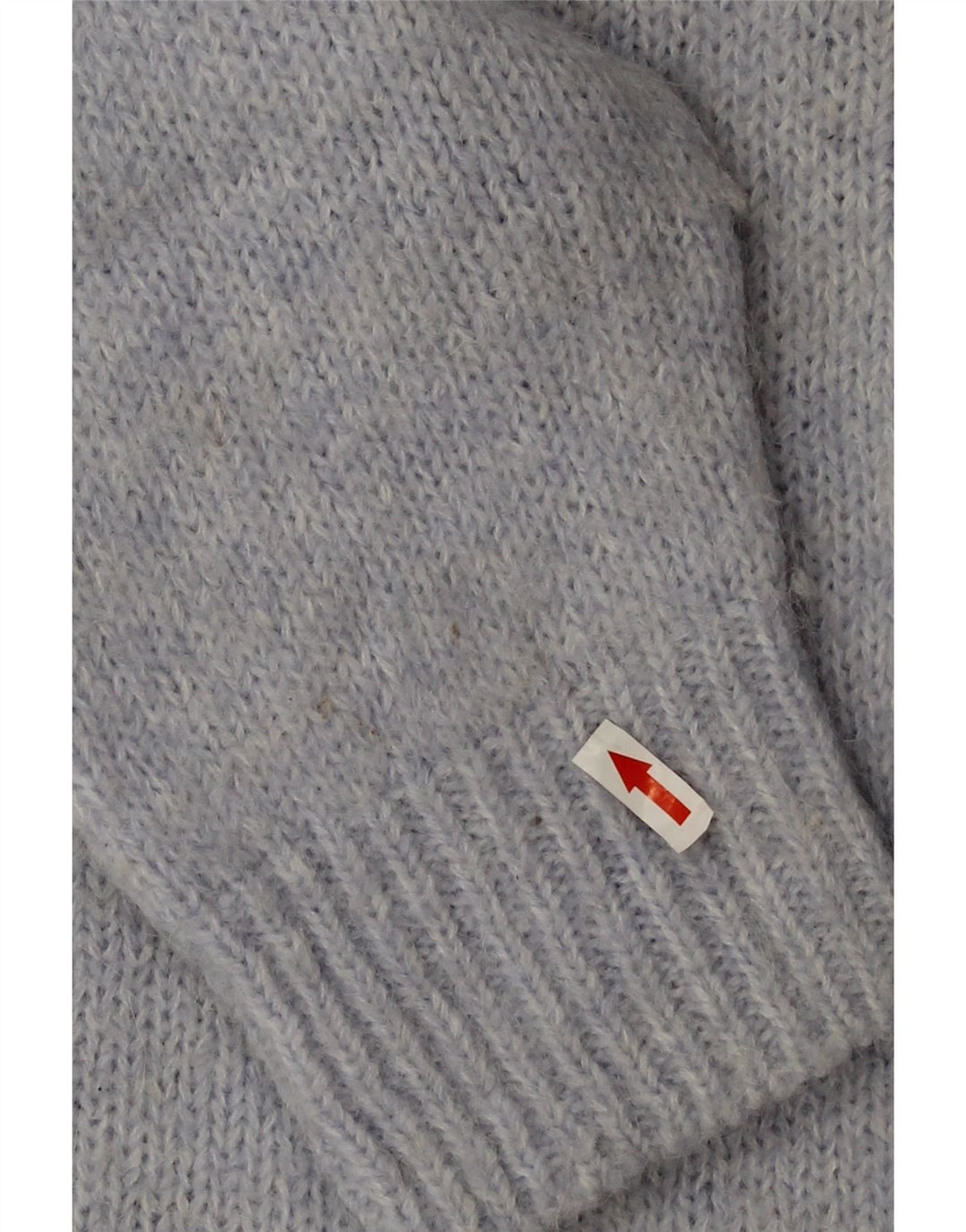 Pulover supradimensionat pentru femei Zara, cu gât crew, UK 18 XL, poliester albastru