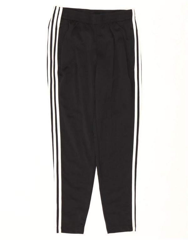 Pantaloni de trening pentru femei Adidas Pantaloni de jogging UK 8/10 Small Black Colorblock