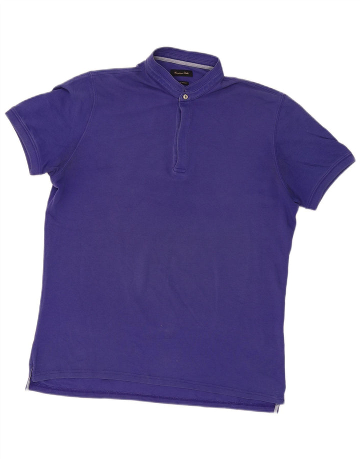 Tricou polo pentru bărbați MASSIMO DUTTI Mov mare