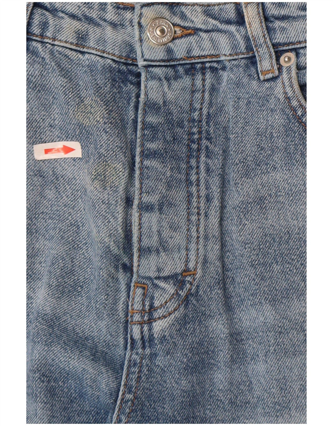Blugi largi dama Zara EU 38 Mici L28 L27 Albastru