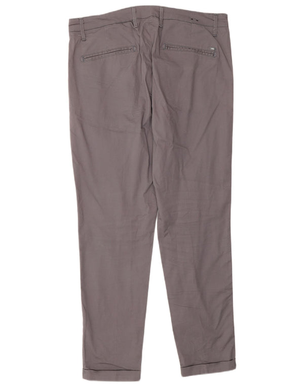 Pantaloni chino subțiri pentru bărbați Liu Jo IT 50 Large W34 L28 Gri Bumbac