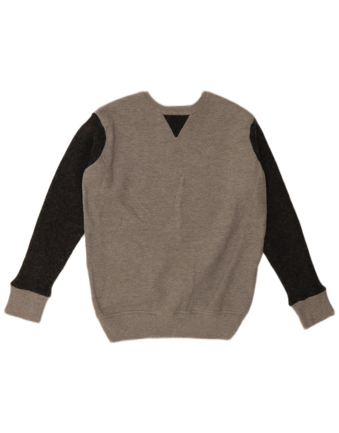 Armani Jeans Băieți Hanorac Pulover 10-11 Ani Mare Gri Colorblock