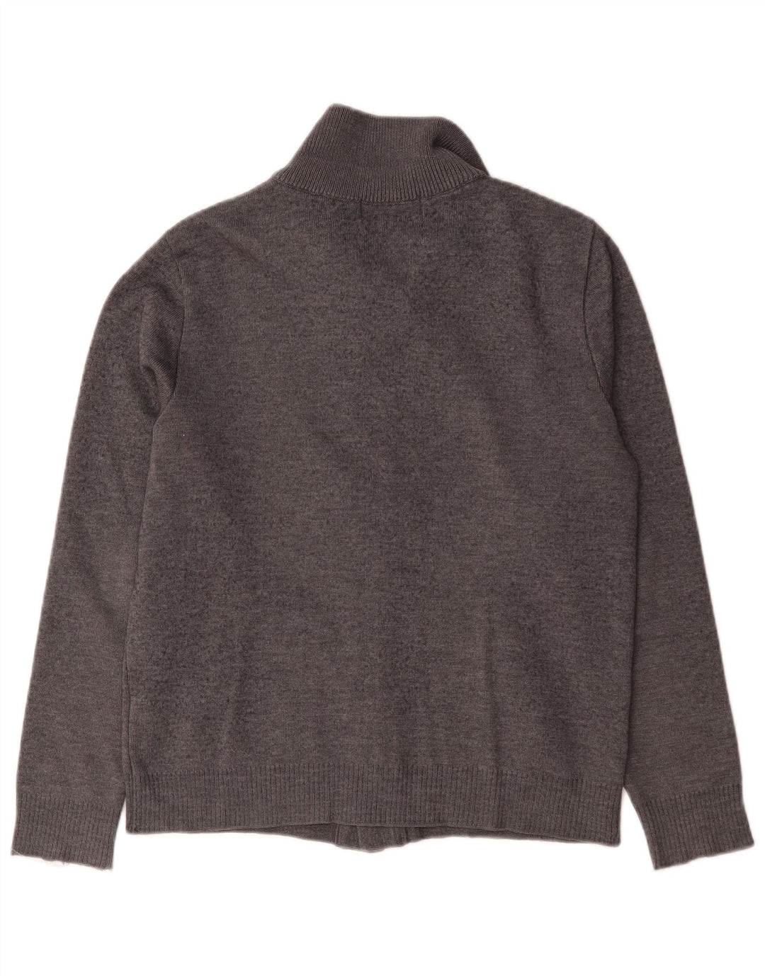 Pulover cardigan pentru bărbați Zara, lână mare, gri